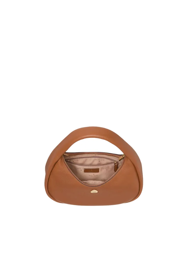 ( PREORDER ) Kate Spade Kayla Crescent Shoulder Bag In Warm Gingerbread KK054