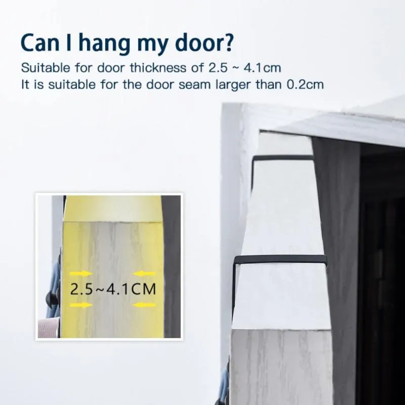 4/5/6 Hook Expandable Door Over the Hook Behind Back Door Hanger Hanging Rack Clothes Storage Organiser Holder Organizer