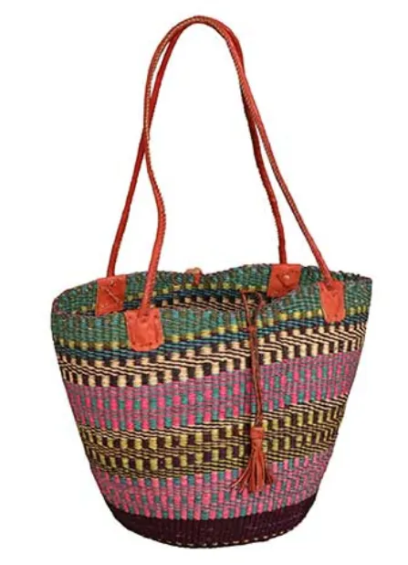 African Market Baskets- Shoulder Bag
