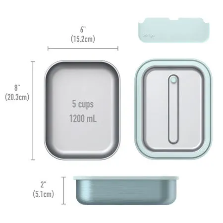 Bentgo Stainless Steel Bundle - Lunch Box, Bag & Drink Bottle