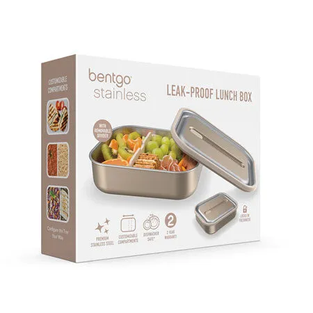 Bentgo Stainless Steel Bundle - Lunch Box, Bag & Drink Bottle