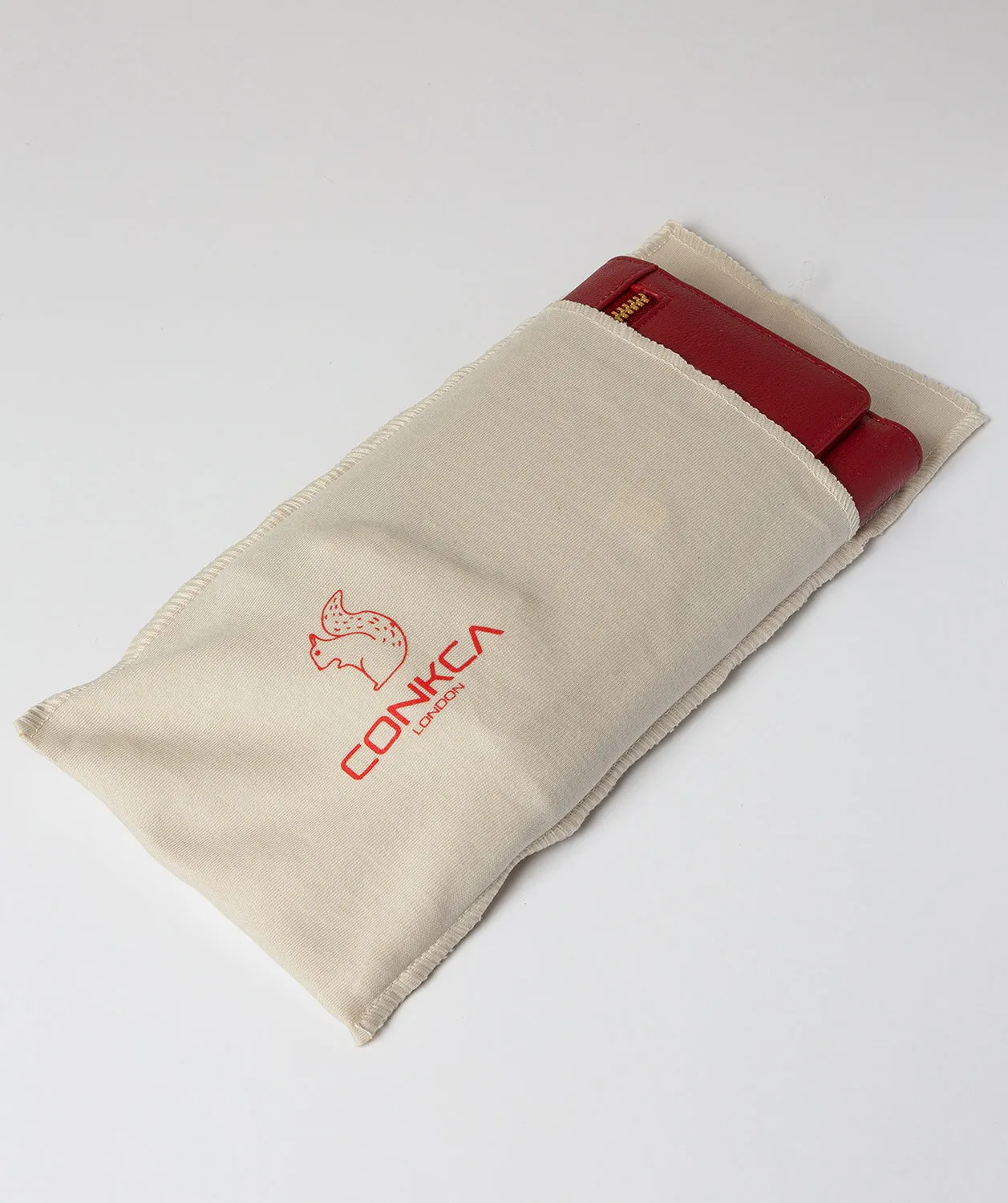 'Carey' Red Leather Purse