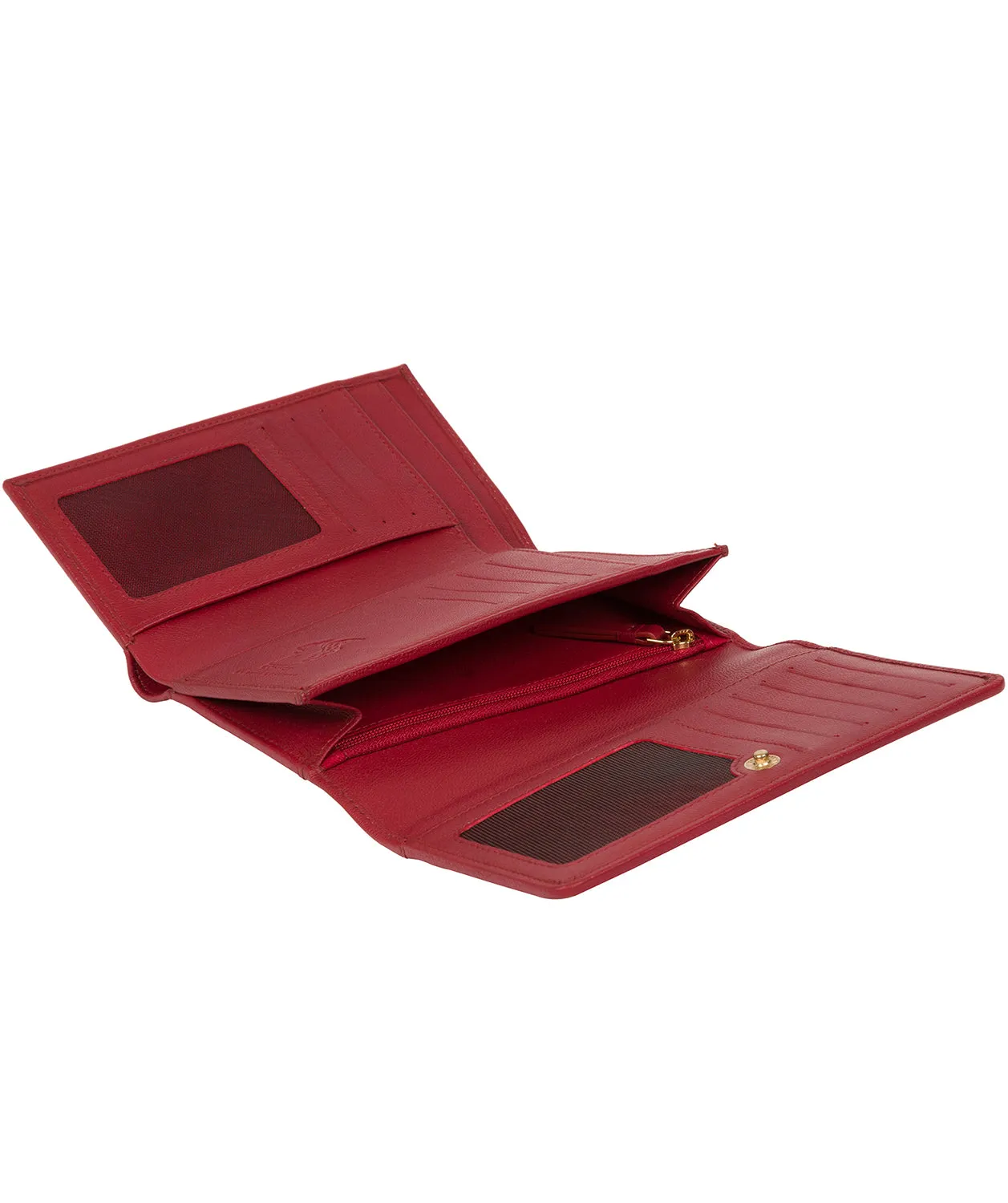 'Carey' Red Leather Purse