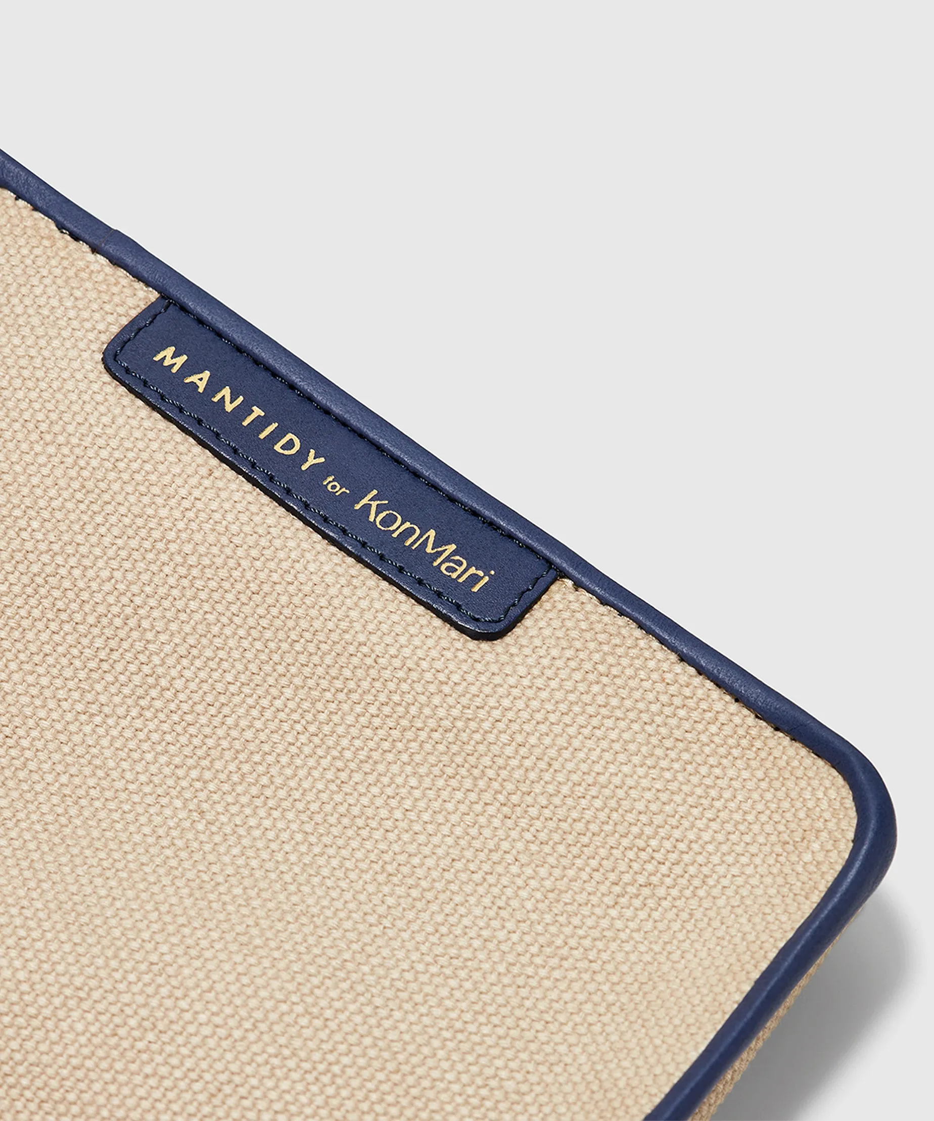 Cotton Canvas Travel Tech Organizer