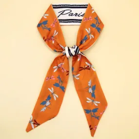 Dragon Fly Scarf - Orange