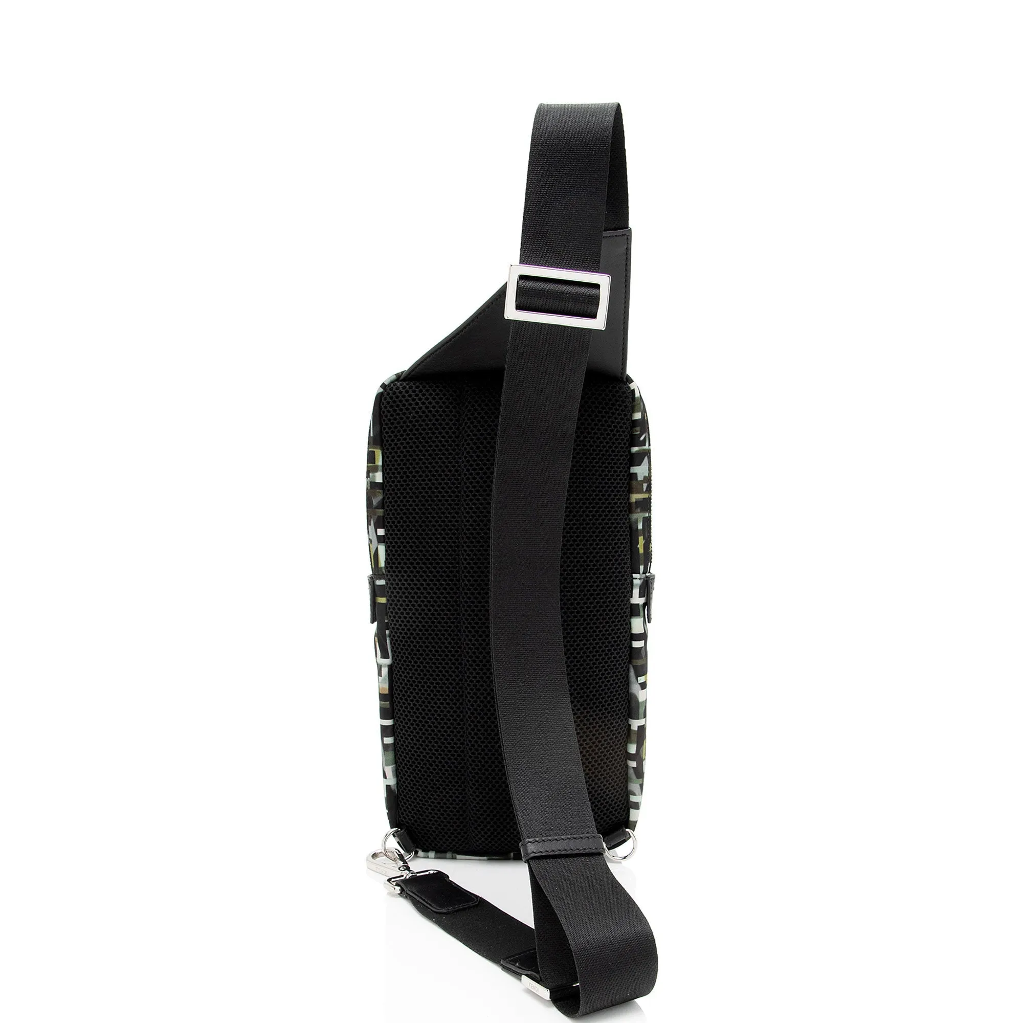 Fendi Camouflage FF Nylon Sling Bag
