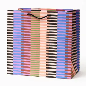 Gift Bag Large - Colourful Stripes
