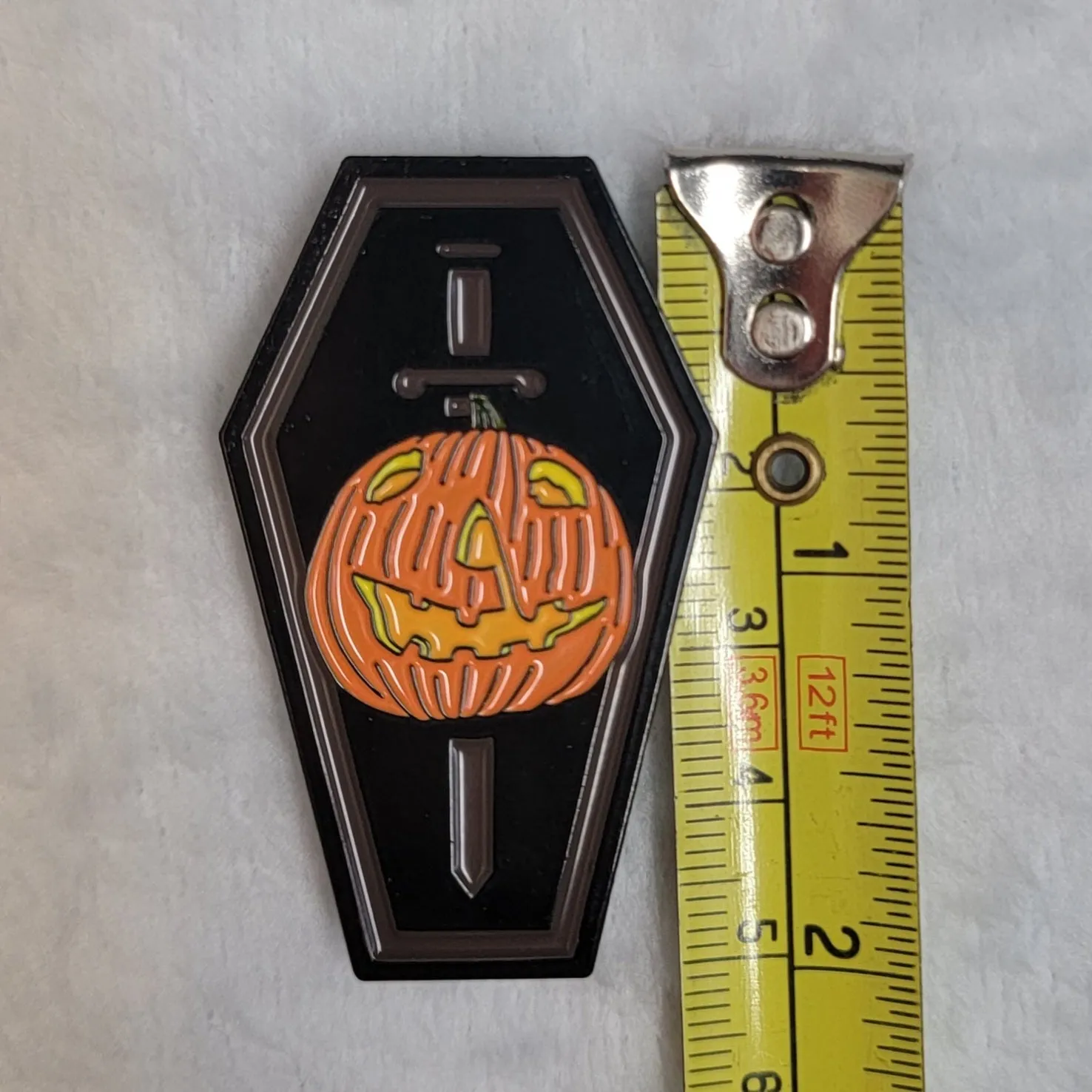 Halloween Coffin Pin