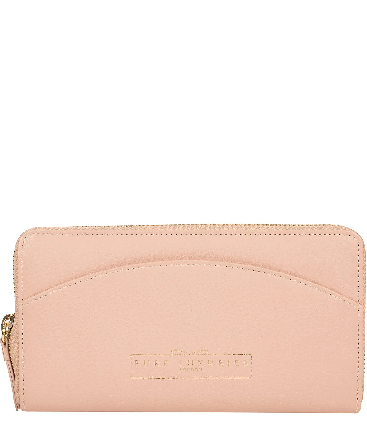 'Jenika' Pink Cloud Leather Purse