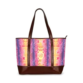 Kaleidoscope Dragonfly Tote Handbag