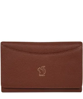 'Kali' Chestnut Leather Purse