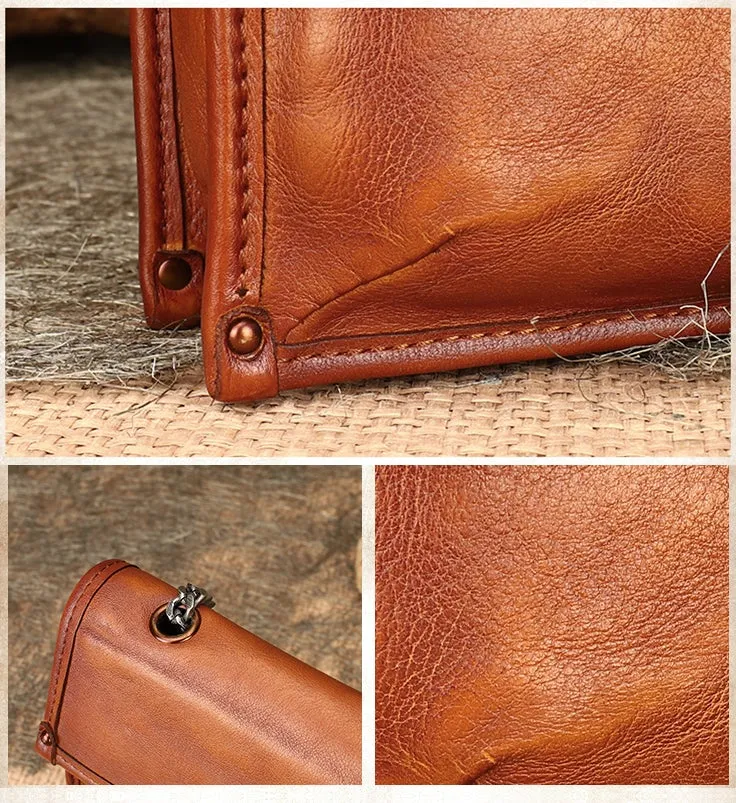 Ladies Black Crossbody Bag With Chain Leather Shoulder Bag For Women
