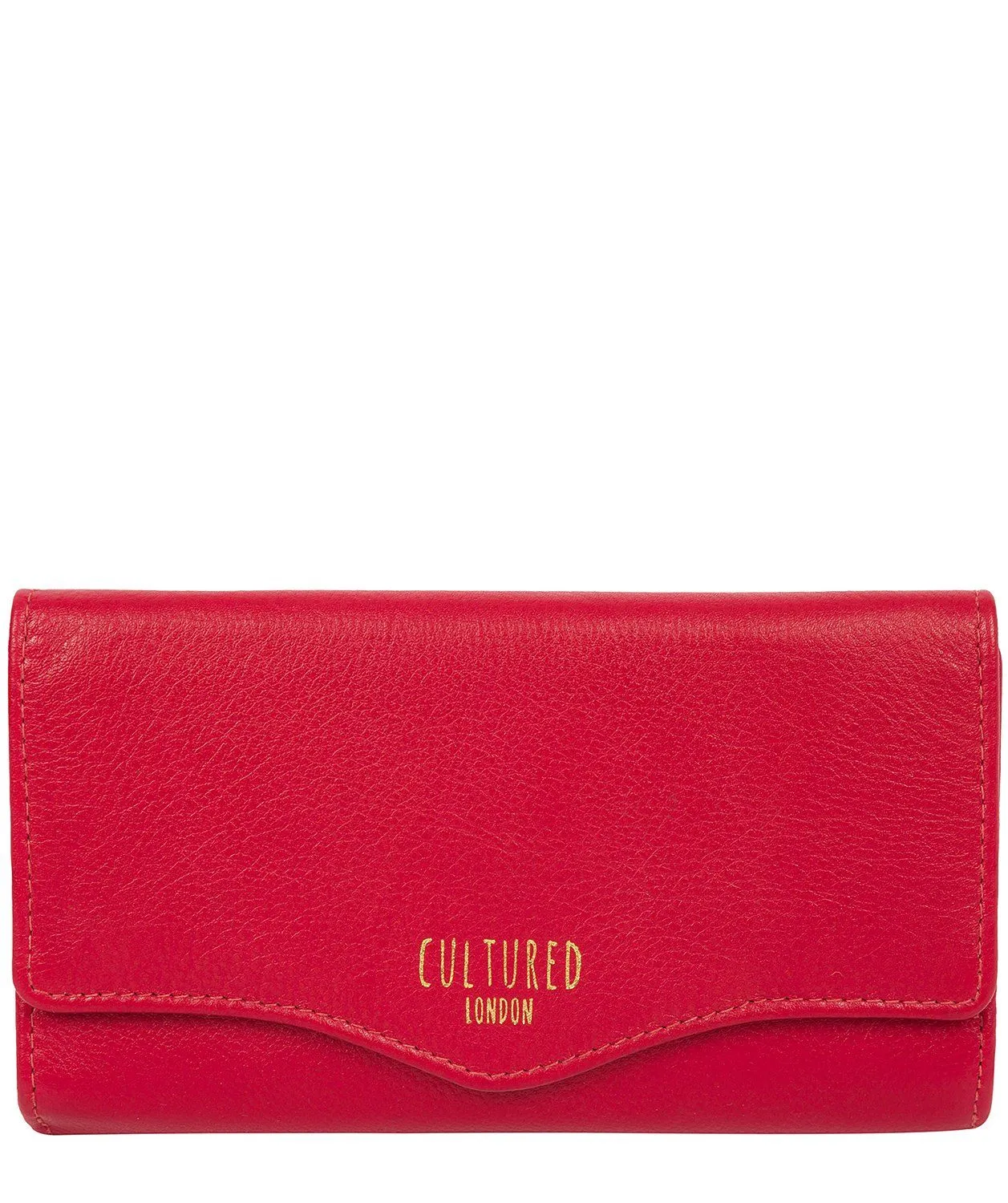 'Letitia' Red Leather Purse