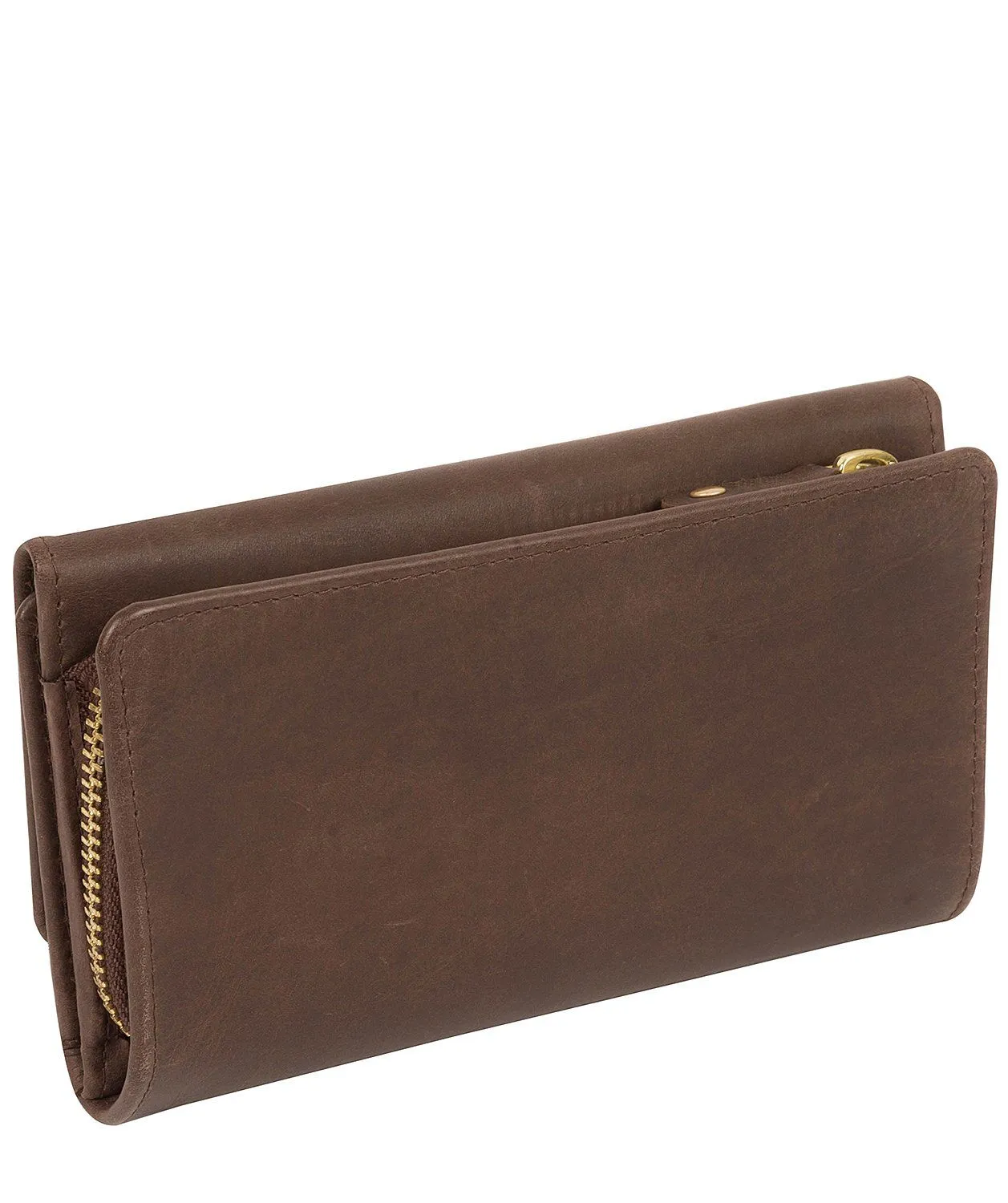 'Letitia' Vintage Brown Leather Purse