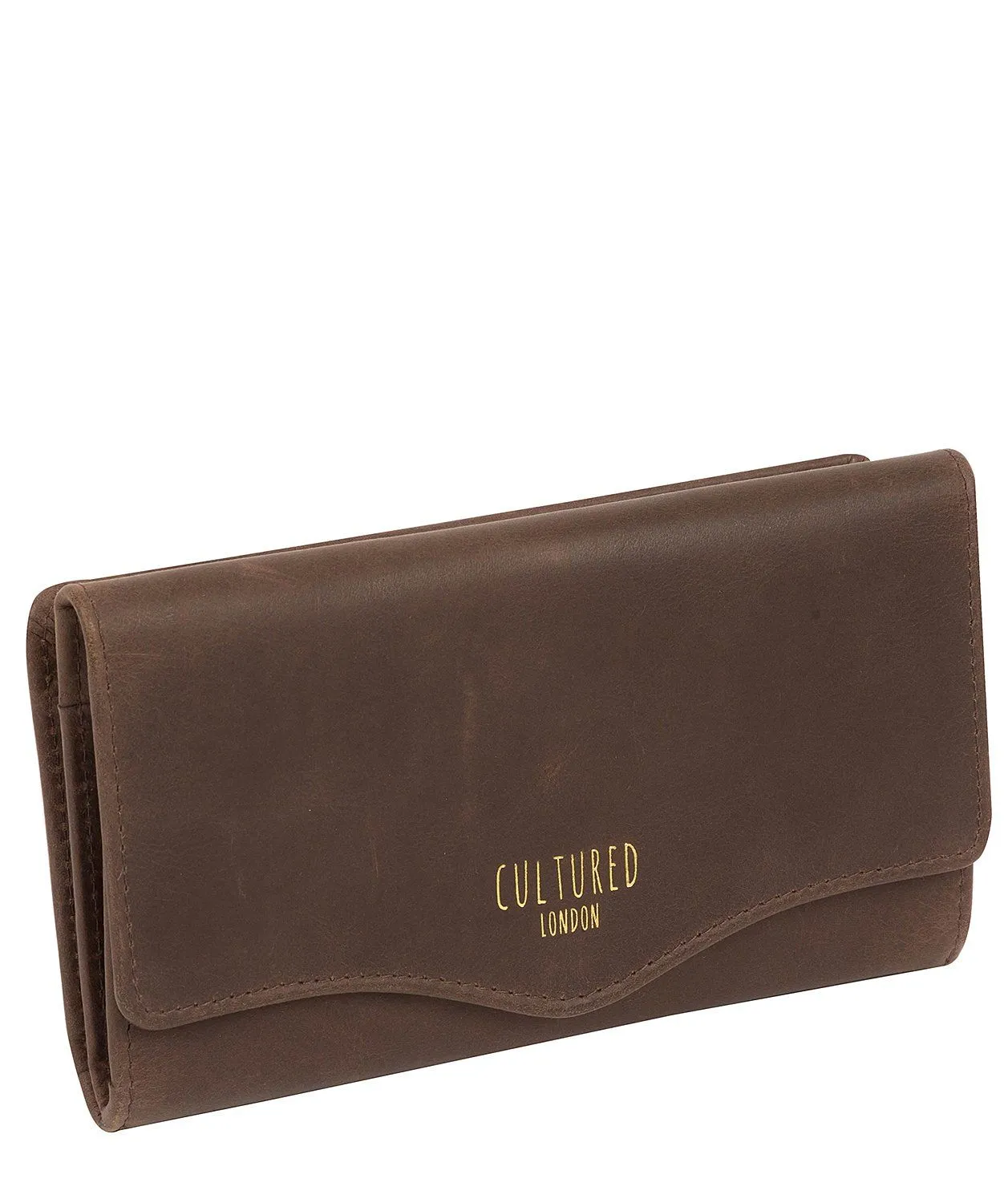 'Letitia' Vintage Brown Leather Purse