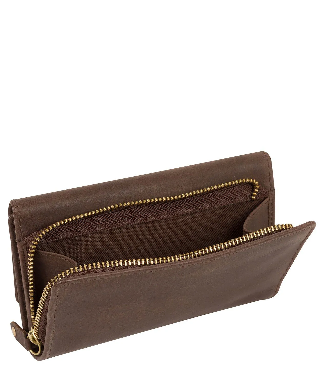 'Letitia' Vintage Brown Leather Purse