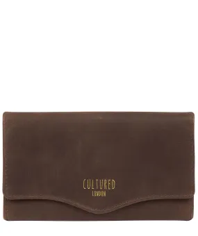 'Letitia' Vintage Brown Leather Purse