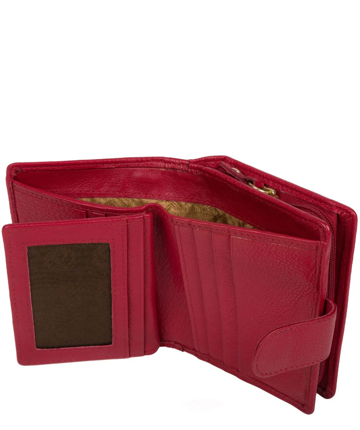 'Maple' Garnet Leather RFID Purse