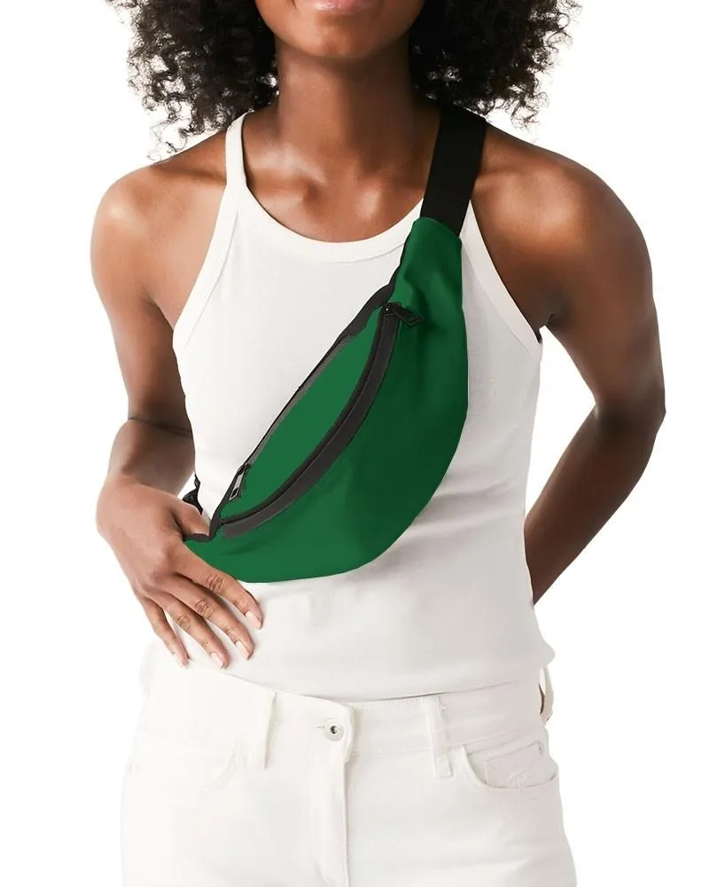 Medium Dark Green Belt Bag | Medium Dark Pure Green | C100M0Y100K60