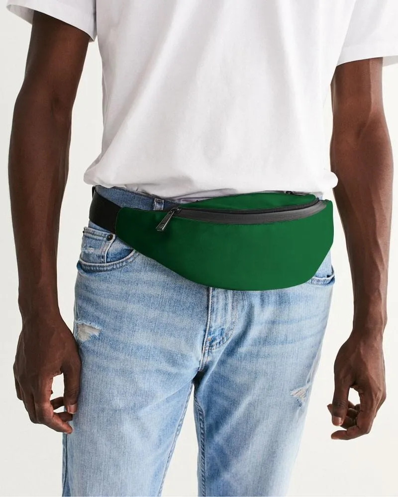 Medium Dark Green Belt Bag | Medium Dark Pure Green | C100M0Y100K60
