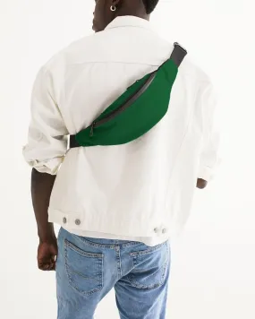 Medium Dark Green Belt Bag | Medium Dark Pure Green | C100M0Y100K60