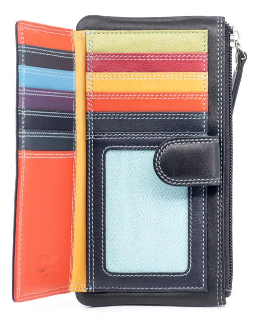 Medium Leather Colourful Compartment Purse (5 Colours)