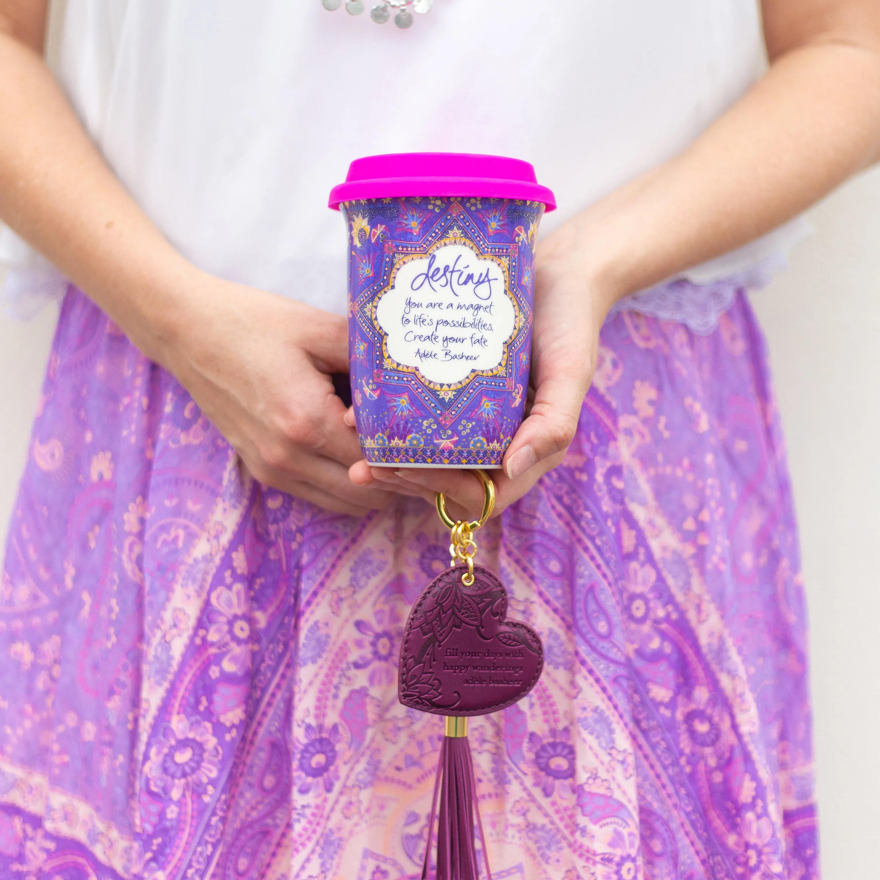 Merlot Key Chain