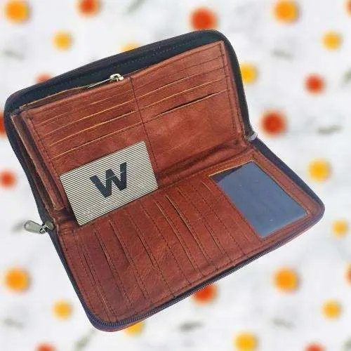 Mirelle Genuine Leather Travel Wallet Purse