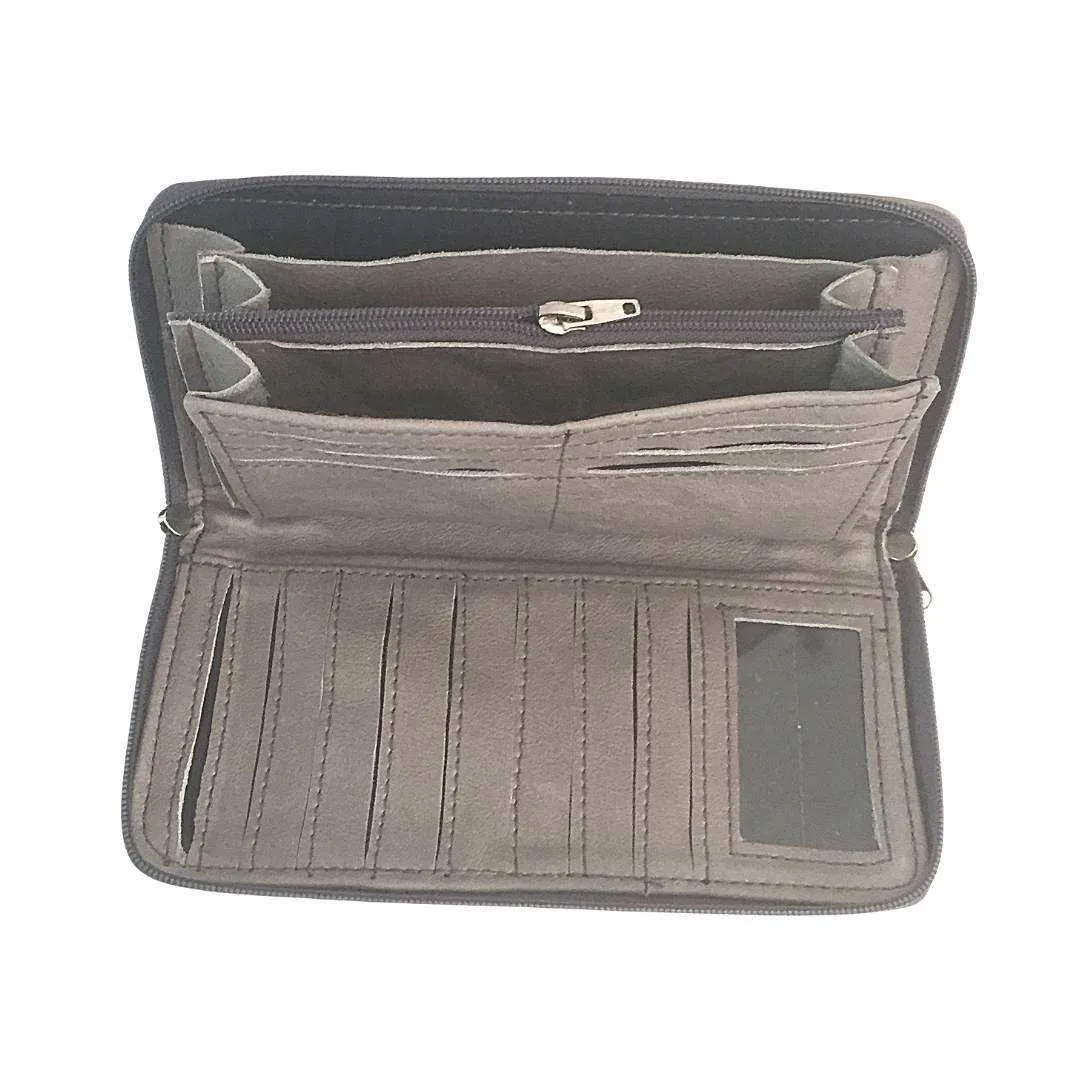 Mirelle Genuine Leather Travel Wallet Purse