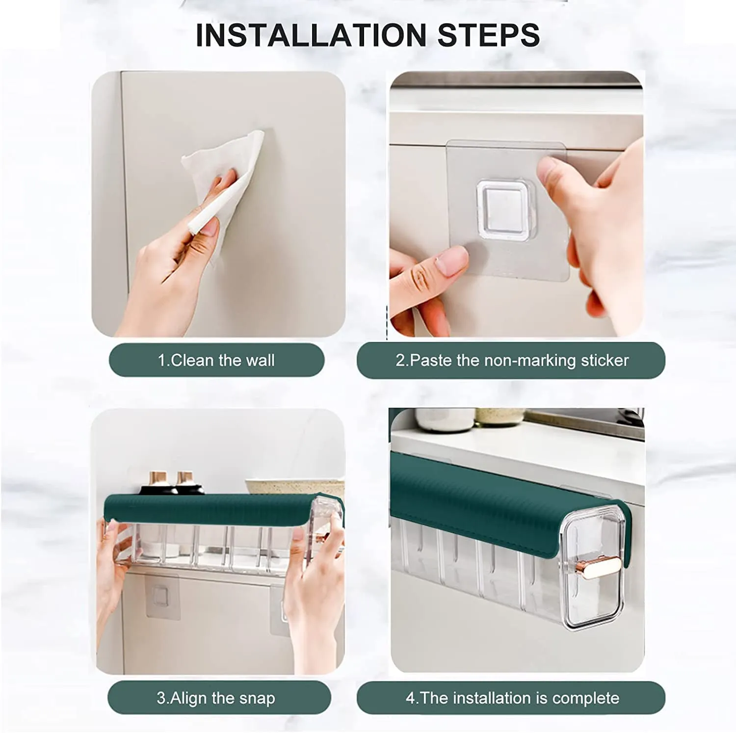 Multi-Functional Wall Mounted Storage Organizer With 6 Compartment Ha-20
