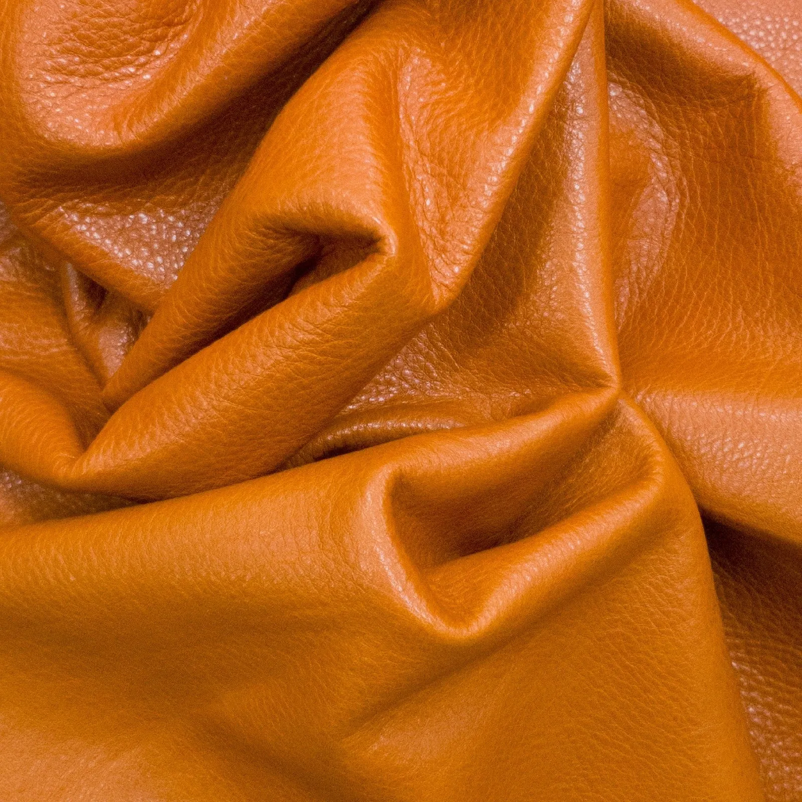Orange, 2-3 oz, 41-64 SqFt, Full Upholstery Cow Hides