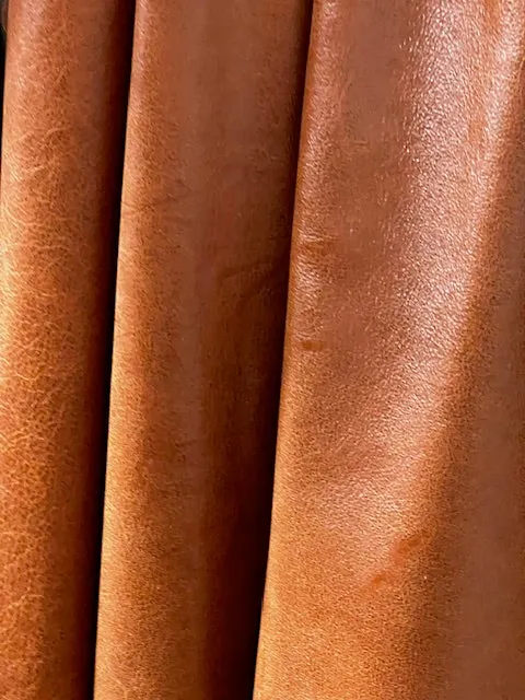 Orange, 2-3 oz, 41-64 SqFt, Full Upholstery Cow Hides