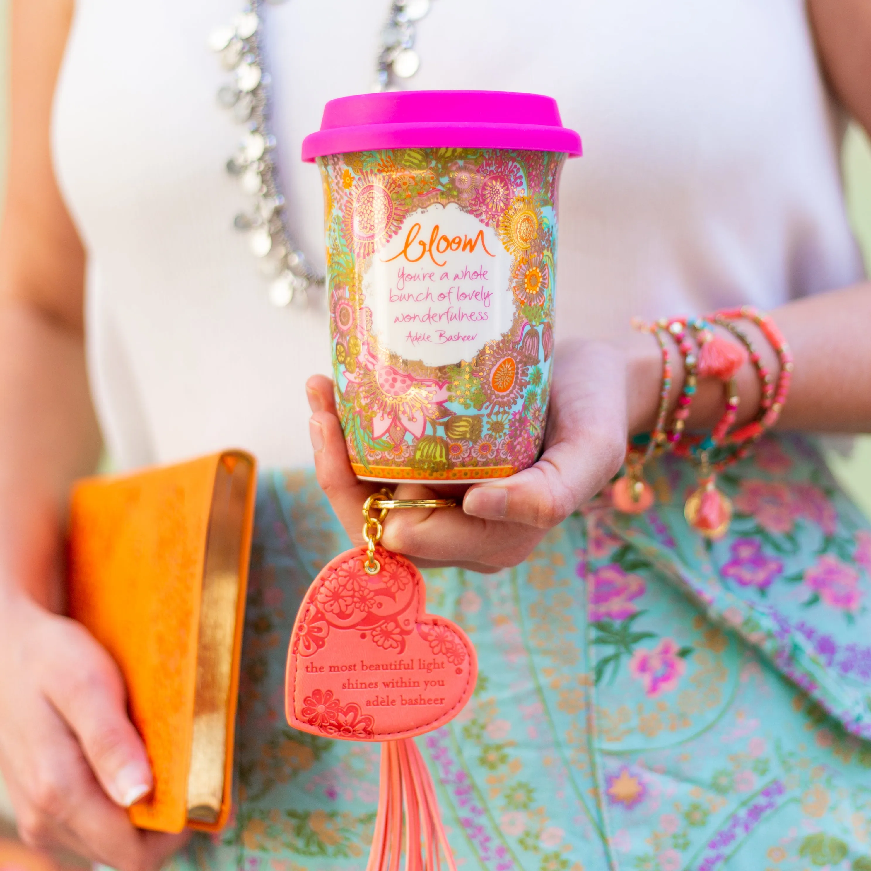 Peach Key Chain