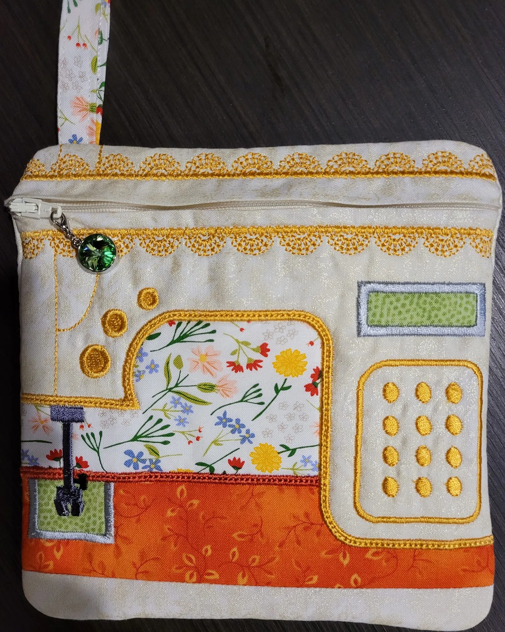 Sewing Machine Zipper Purse