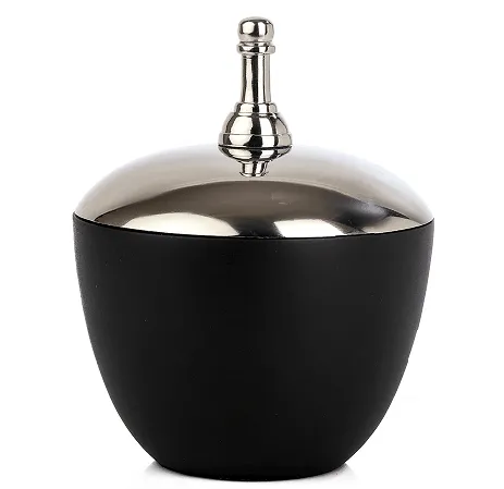 Shogi Knght Storage Box Large in Silver & Black