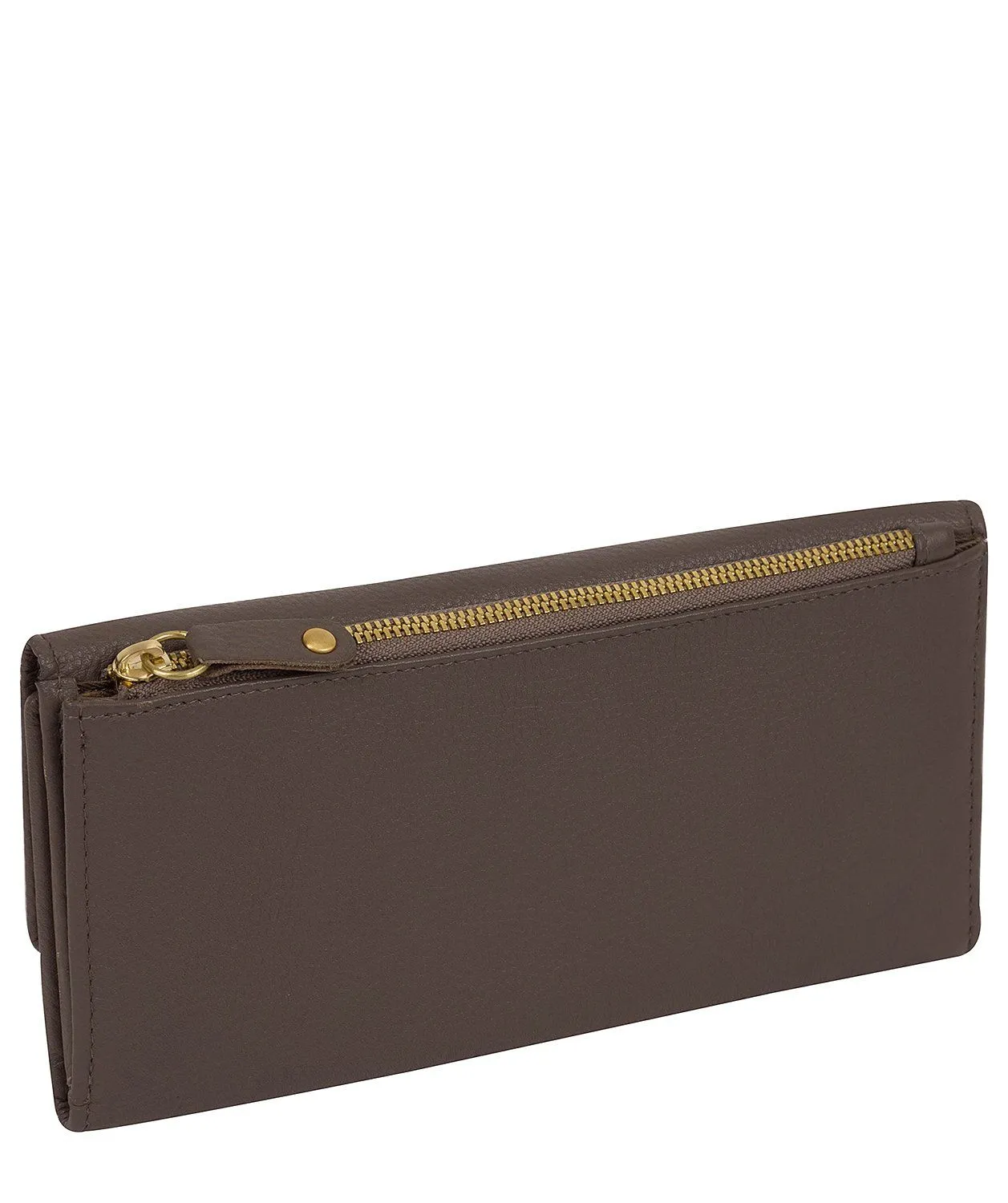 'Talulla' Elephant Grey Leather Purse