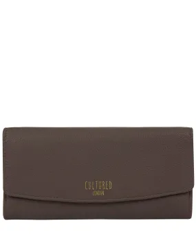 'Talulla' Elephant Grey Leather Purse