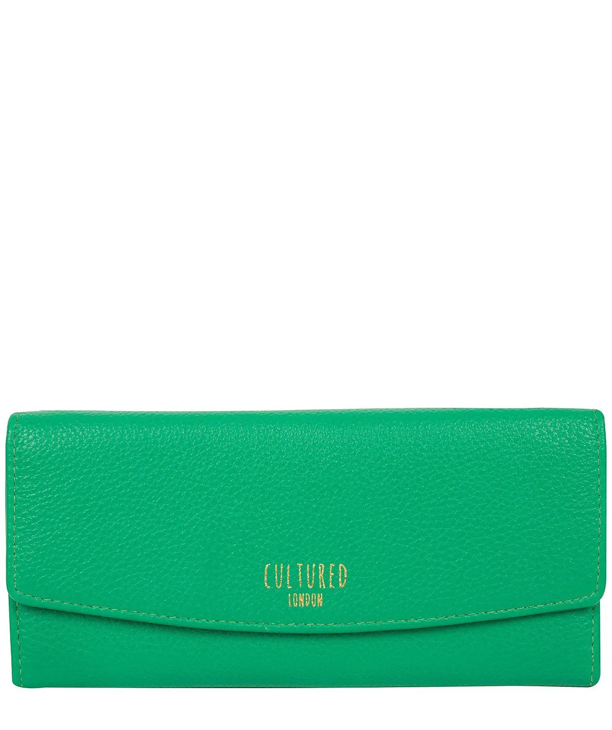 'Talulla' Shamrock Green Leather Purse