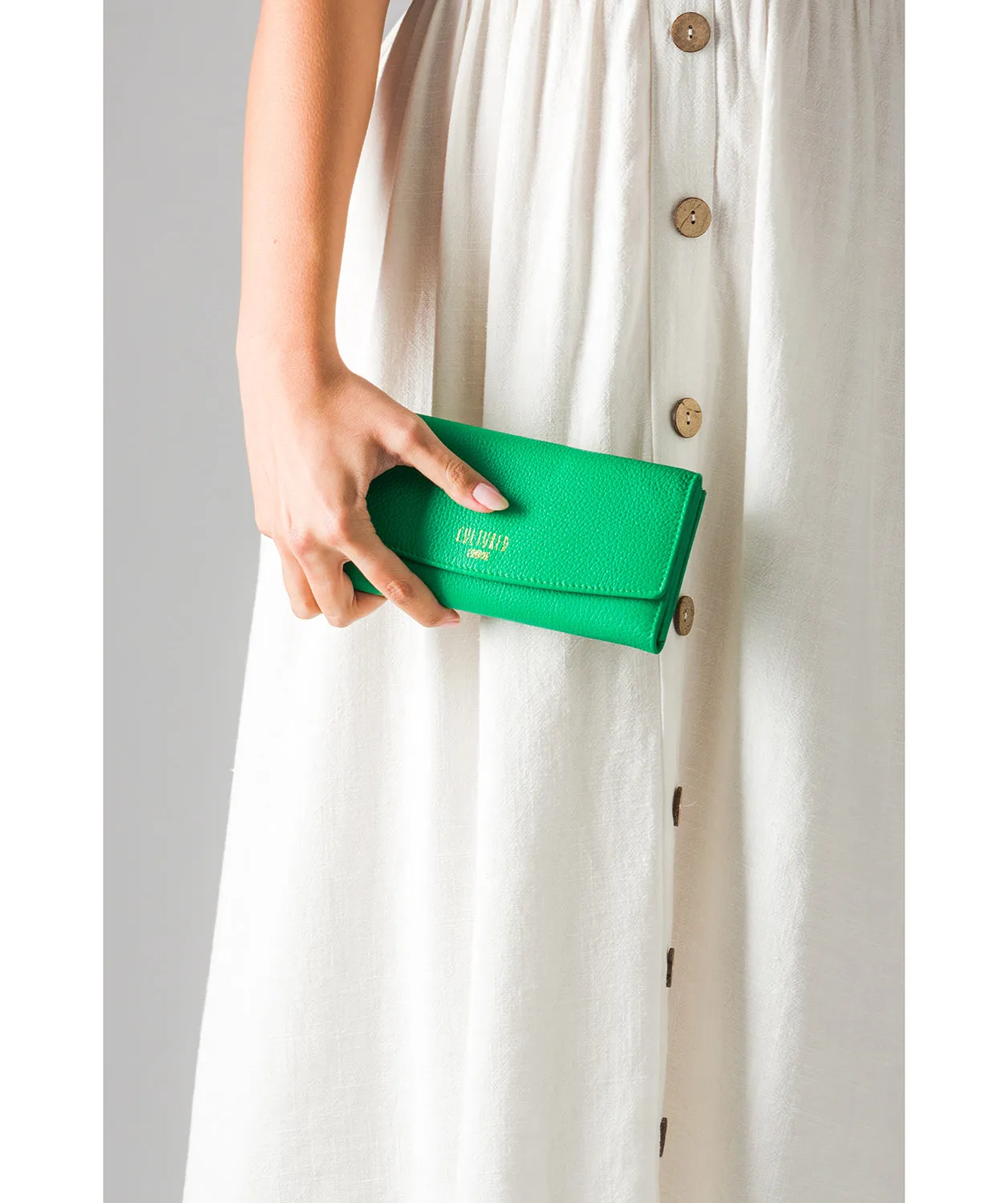 'Talulla' Shamrock Green Leather Purse