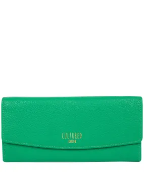 'Talulla' Shamrock Green Leather Purse