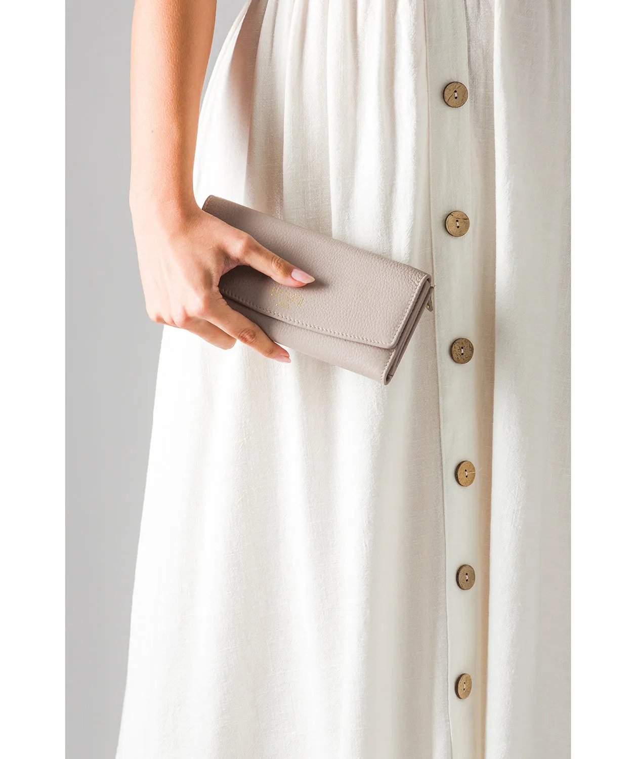 'Talulla' Stone Leather Purse