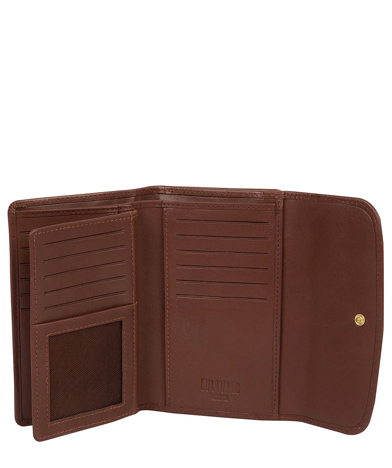 'Tatiana' Chestnut Leather Purse