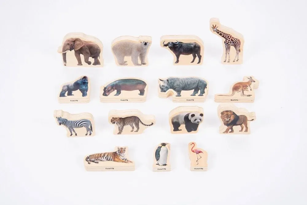 TickiT Wooden Wild Animals (15)