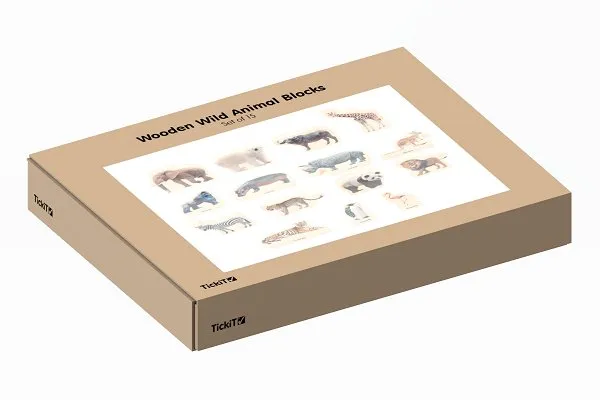 TickiT Wooden Wild Animals (15)