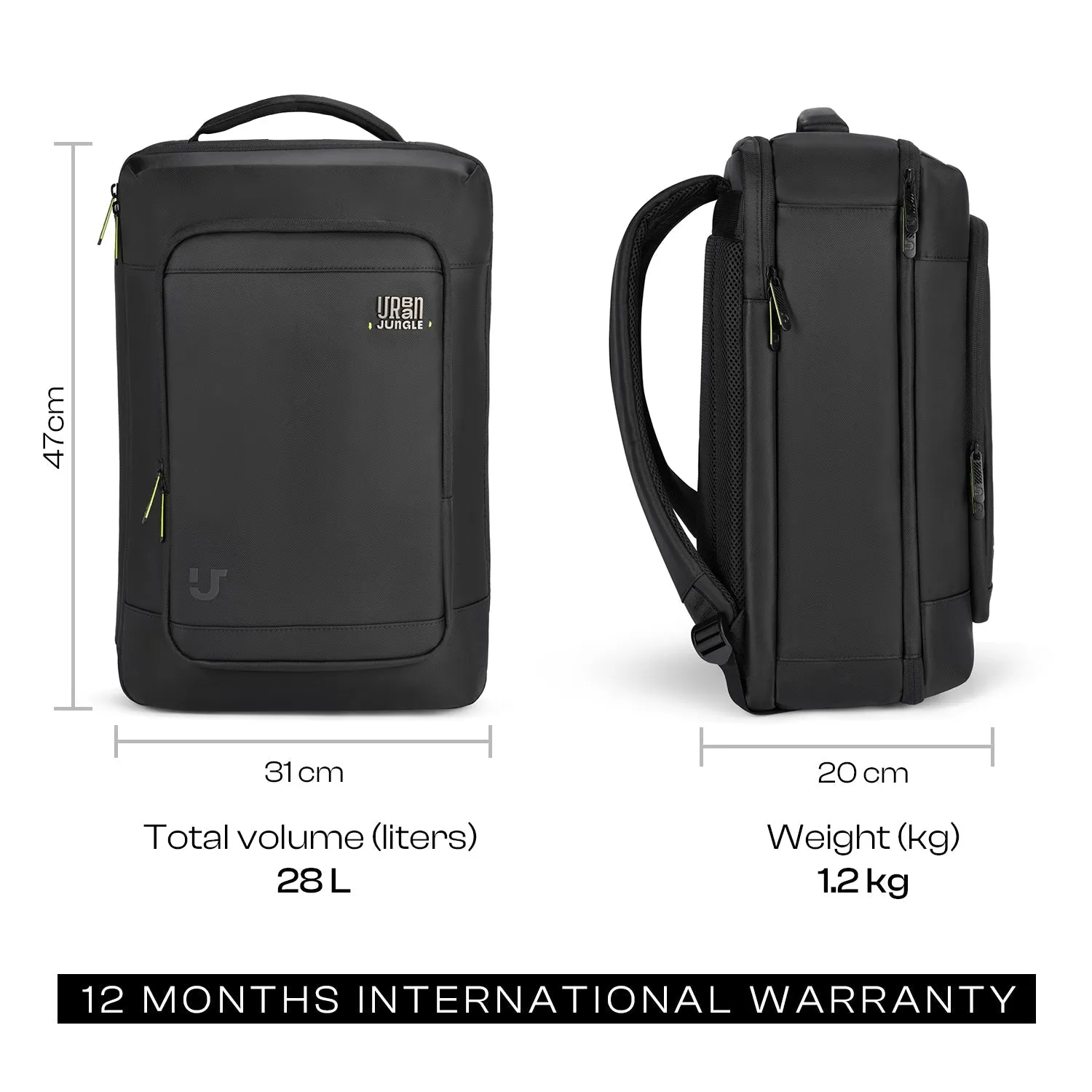 Urban Jungle by Safari Nomad Overnighter Premium Backpack with Trolley Sleeve