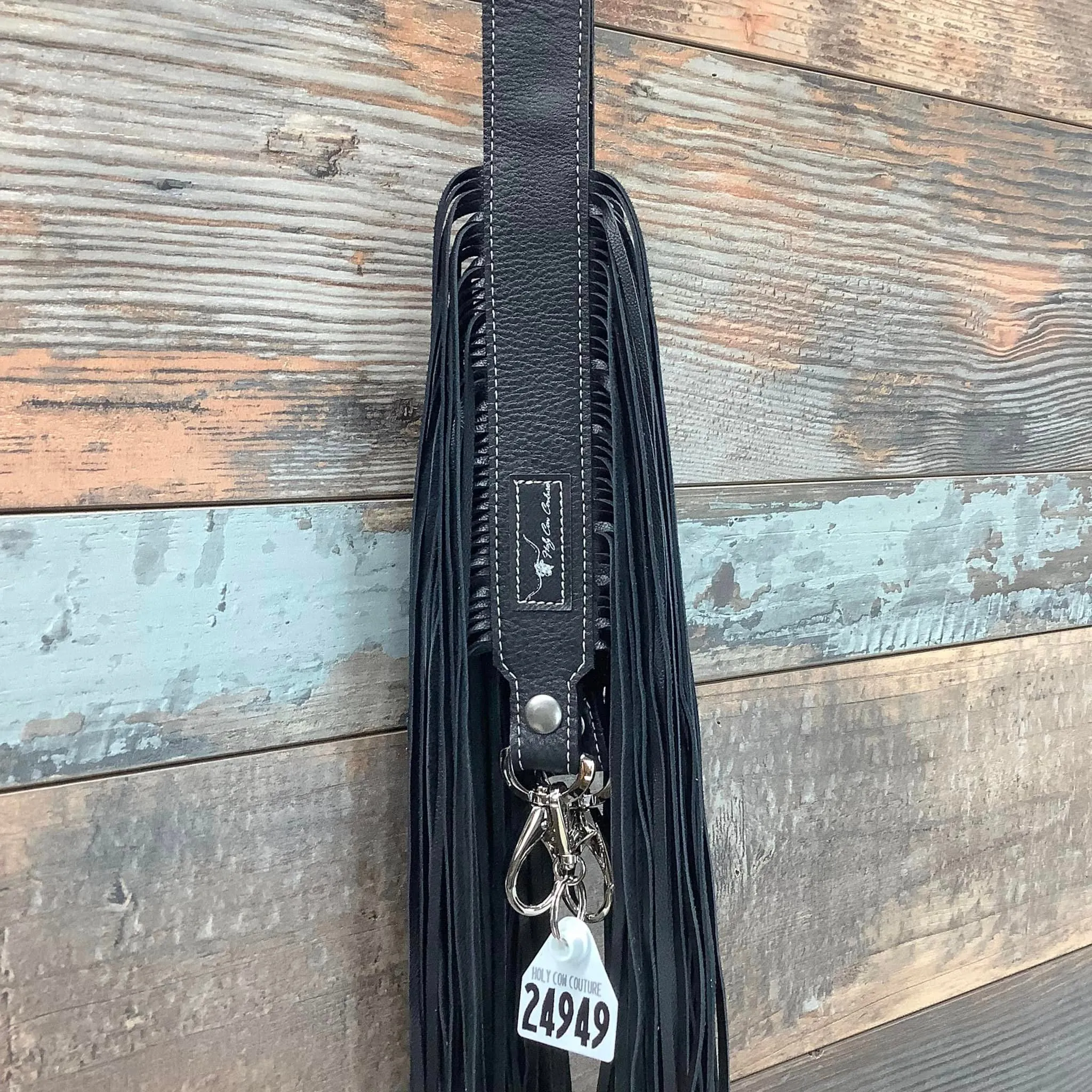 Western Mini Leather Fringe Strap 48" #24949