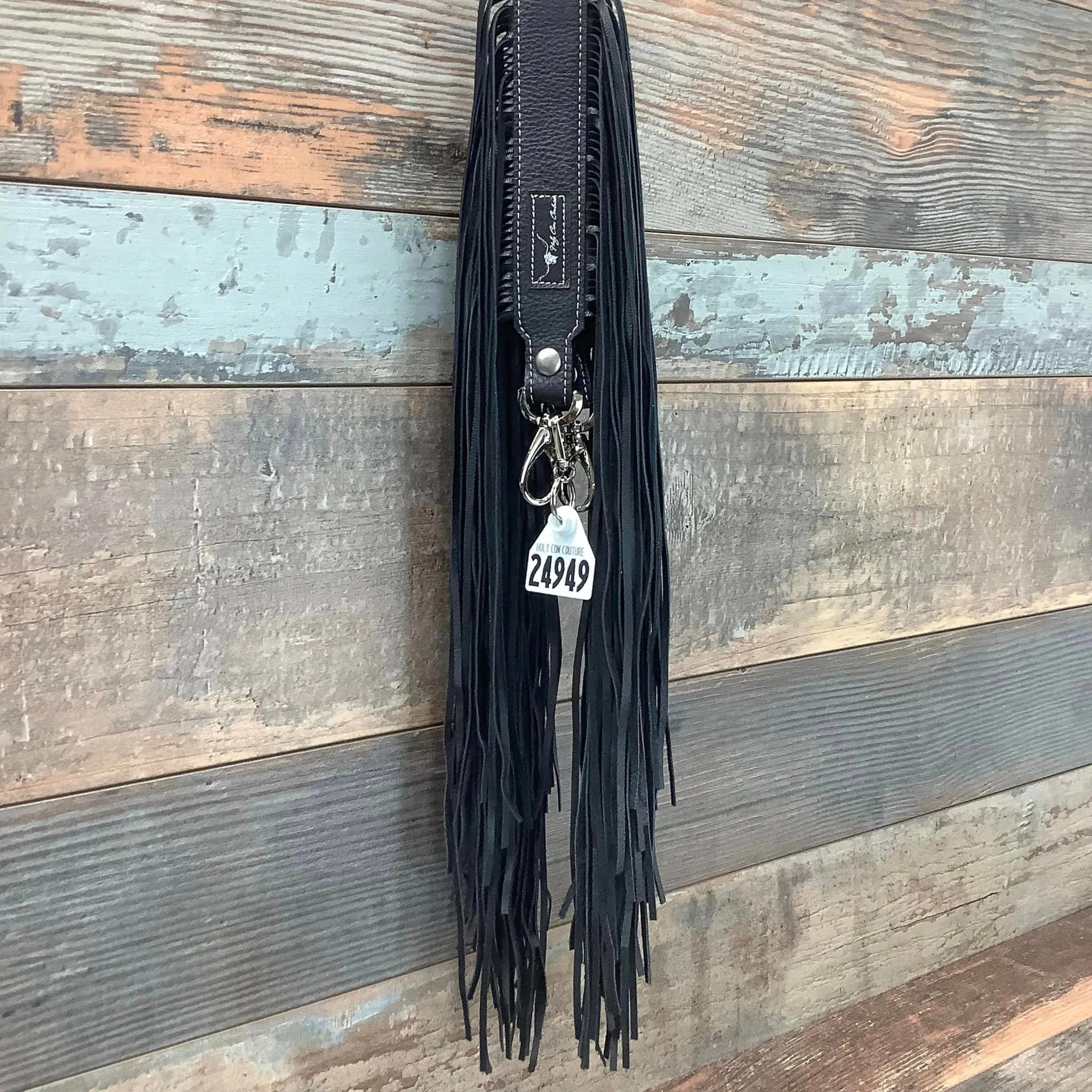 Western Mini Leather Fringe Strap 48" #24949