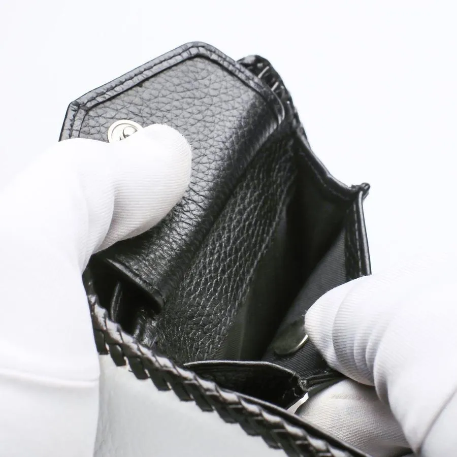 White Leather Scorpion Stingray Biker Wallets