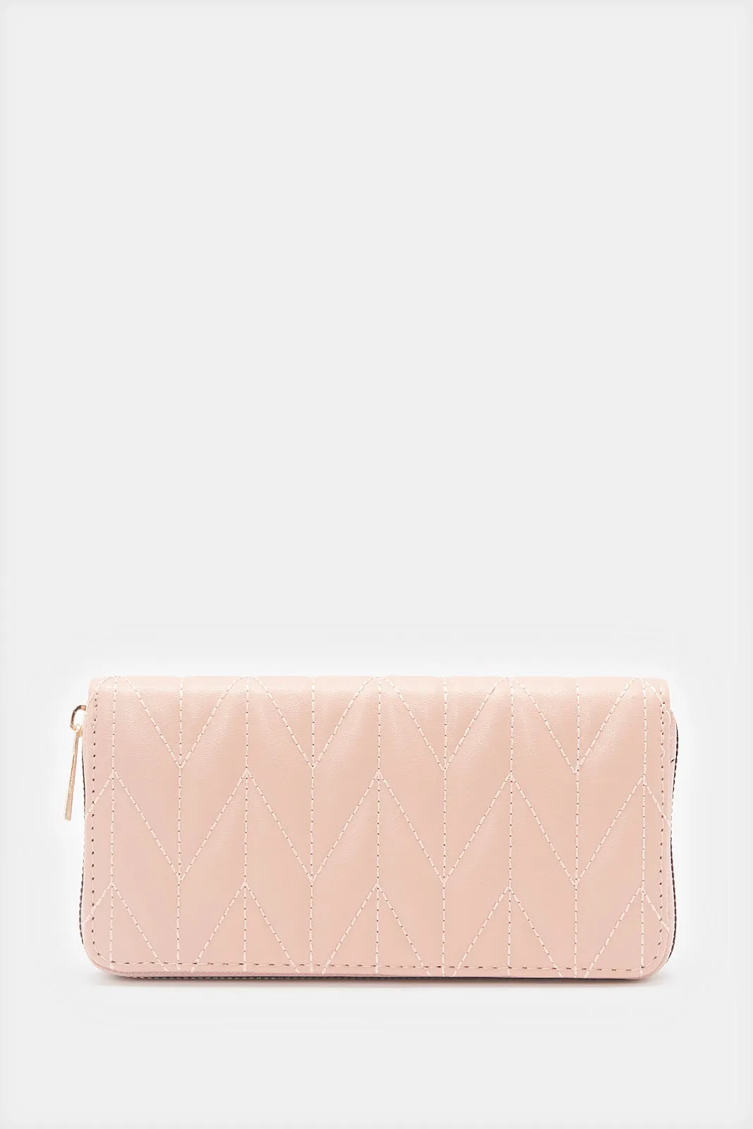 Women Pink Quilted Purse